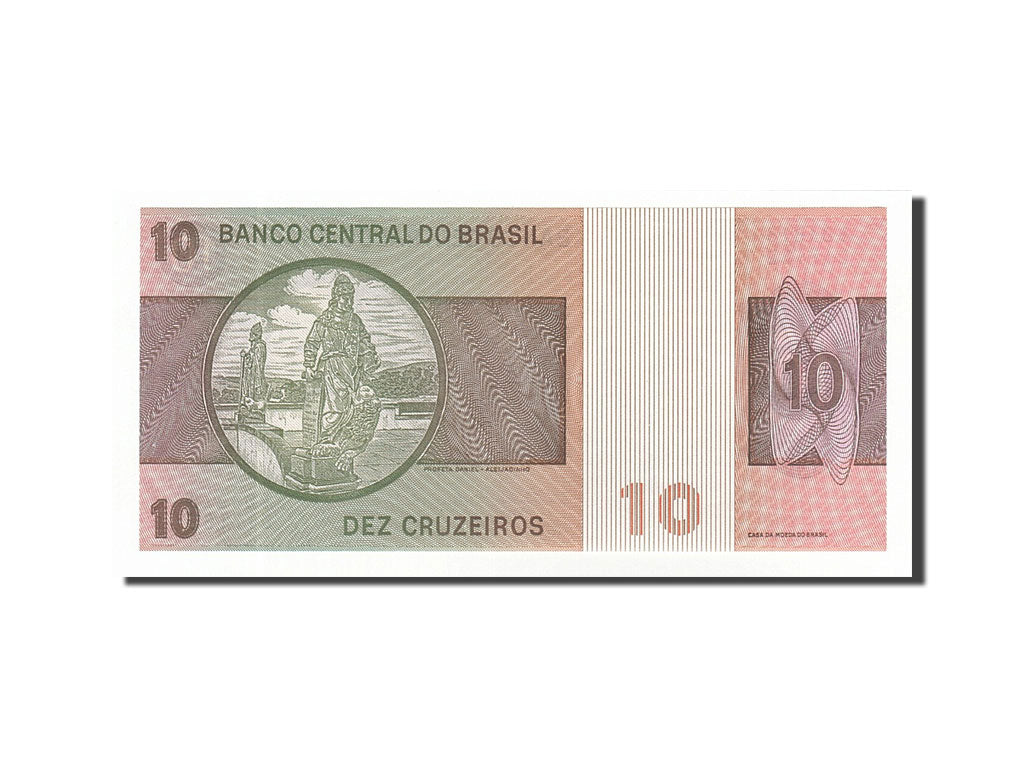 Banknote, Brazil, 10 Cruzeiros, 1980, UNC(65-70)