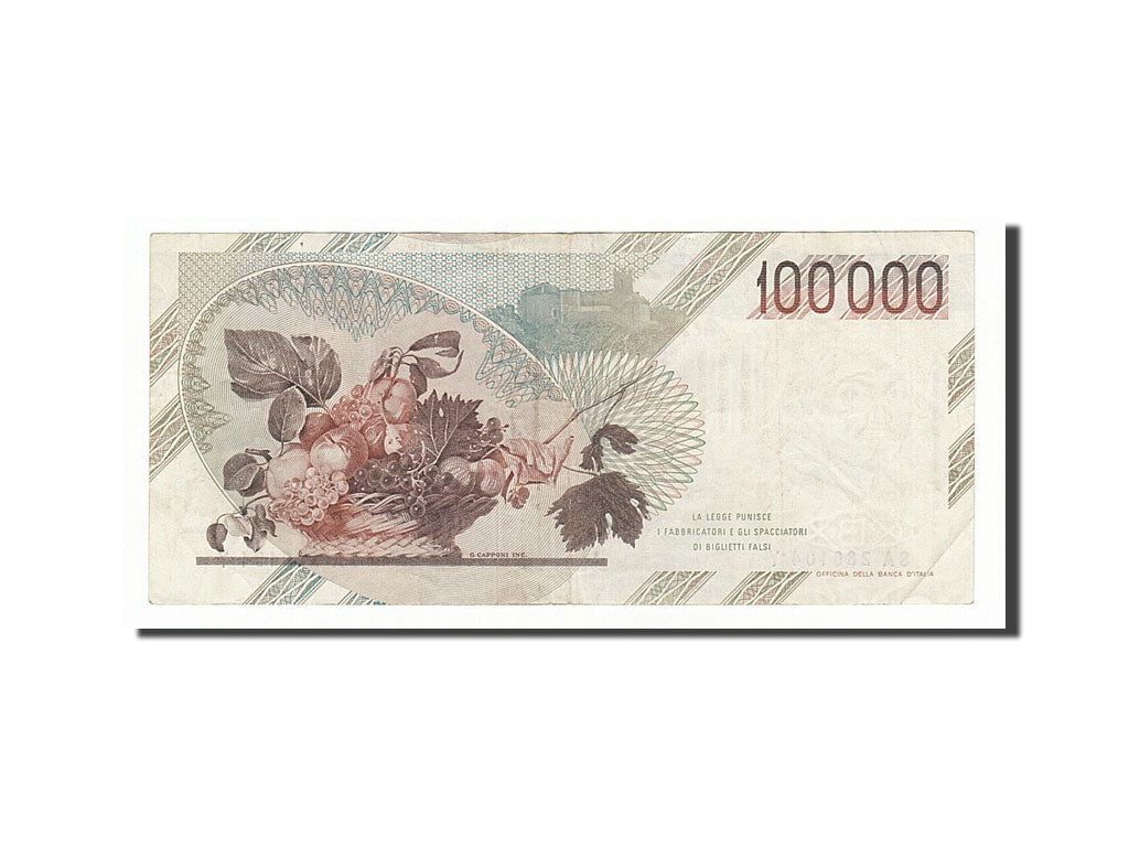 Banknot, Włochy, 100,000 Lire, 1983, 1983-09-01, EF(40-45)