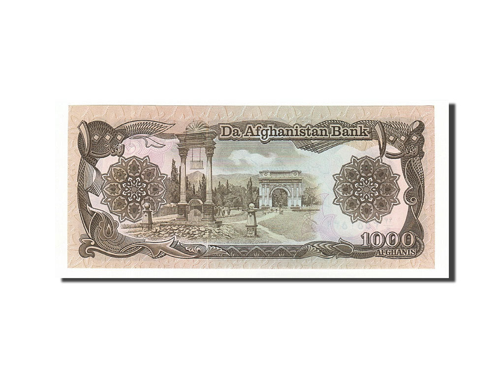 Banknote, Afghanistan, 1000 Afghanis, 1991, UNC(65-70)