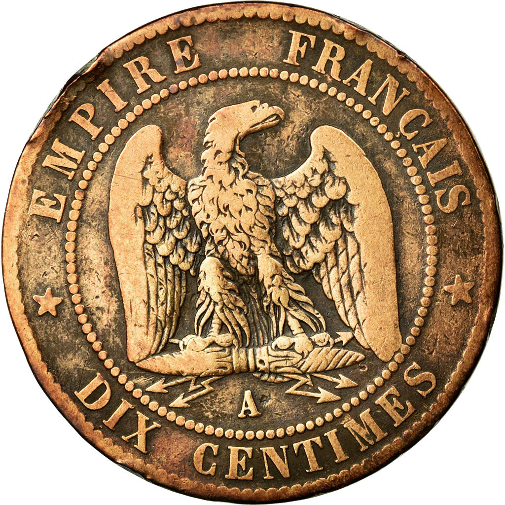 Coin, France, Napoleon III, Napoléon III, 10 Centimes, 1865, Paris, F(12-15)