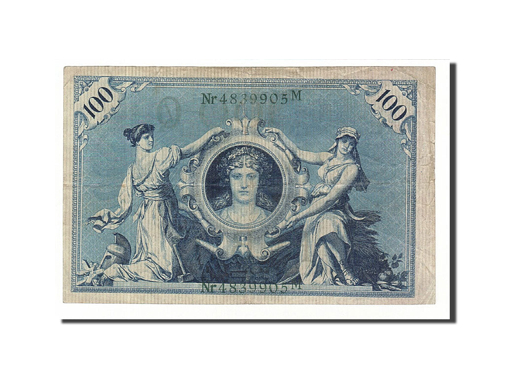 Geldschein, Deutschland, 100 Mark, 1908, 1908-02-07, KM:34, S+