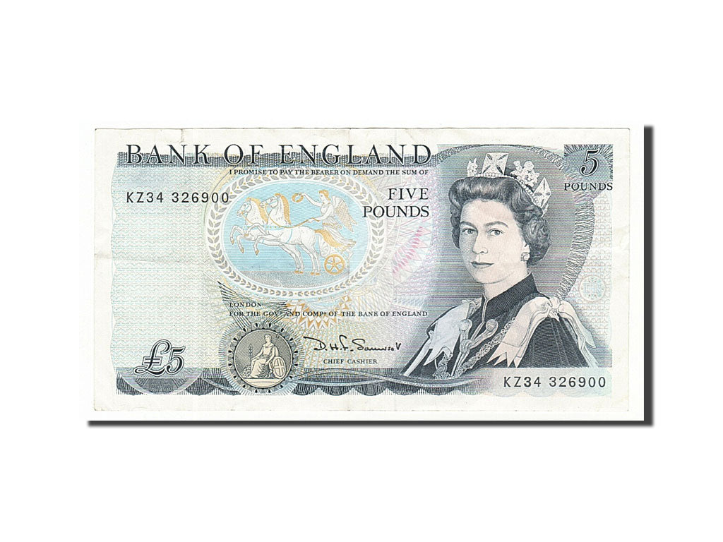 Banknote, Great Britain, 5 Pounds, Undated (1980-87), Undated, KM:378c