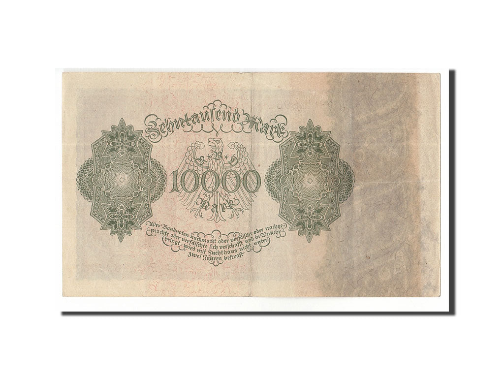 Banknote, Germany, 10,000 Mark, 1922, 1922-01-19, KM:71, AU(50-53)