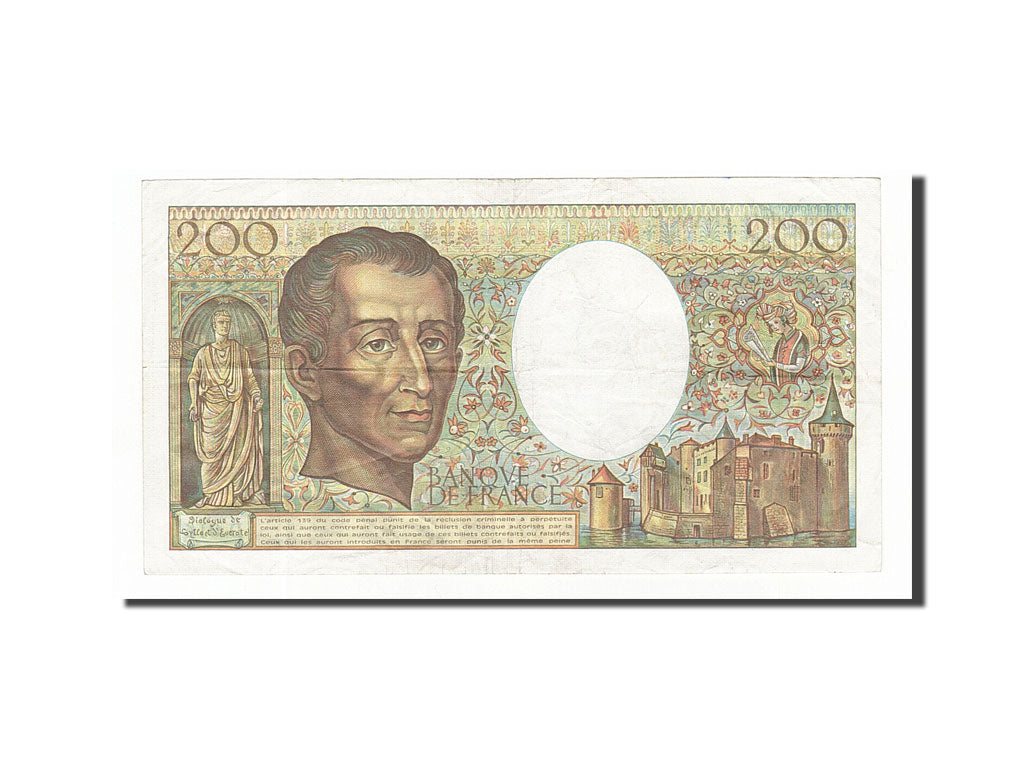 Banknote, France, 200 Francs, 1983, Undated, VF(30-35), Fayette:70.3, KM:155a