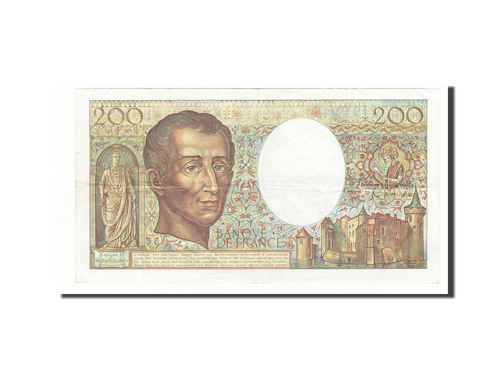 Banknote, France, 200 Francs, 1983, Undated, EF(40-45), Fayette:70.3, KM:155a