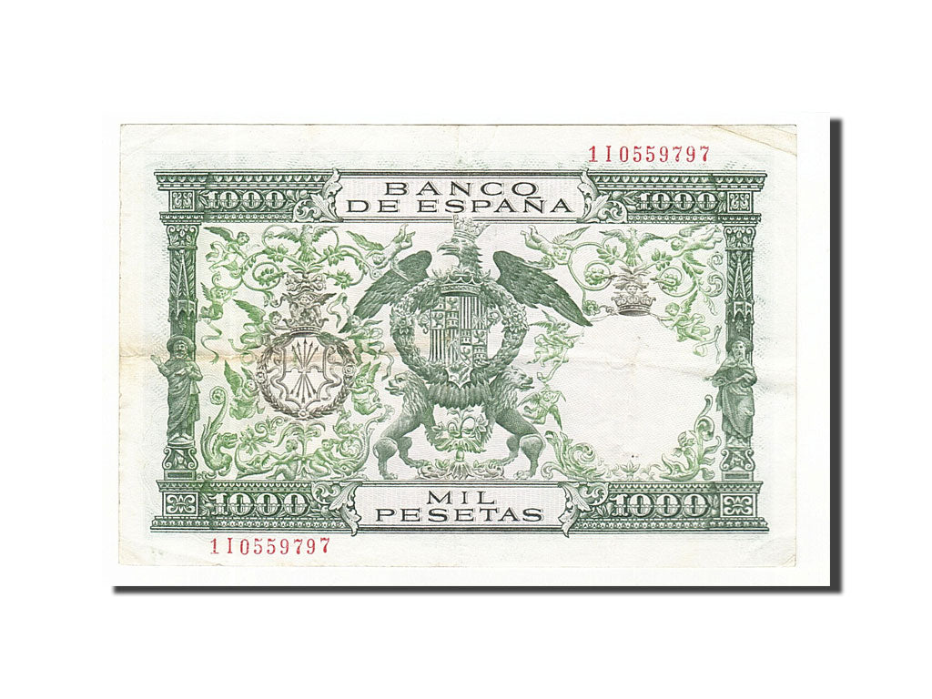 Biljet, Spanje, 1000 Pesetas, 1957, 1957-11-29, KM:149a, TTB