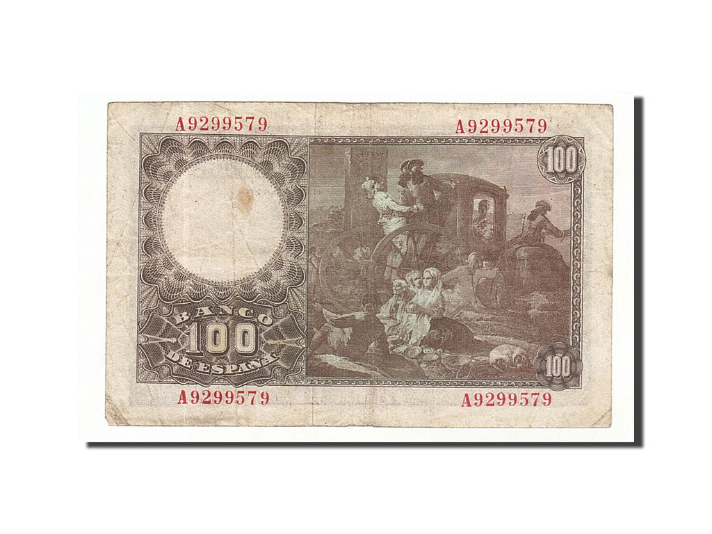 Banknote, Spain, 100 Pesetas, 1948, 1948-05-02, KM:137a, VF(30-35)