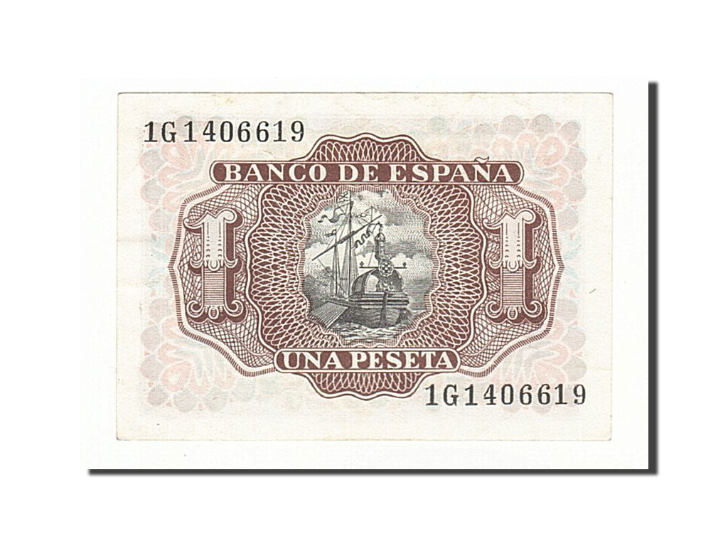 Banconote, Spagna, 1 Peseta, 1953, KM:144a, 1953-07-22, SPL-