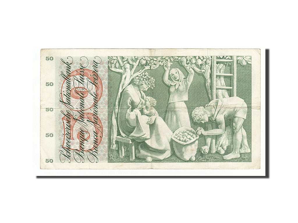 Banknote, Switzerland, 50 Franken, 1965, 1965-01-21, KM:48e, EF(40-45)