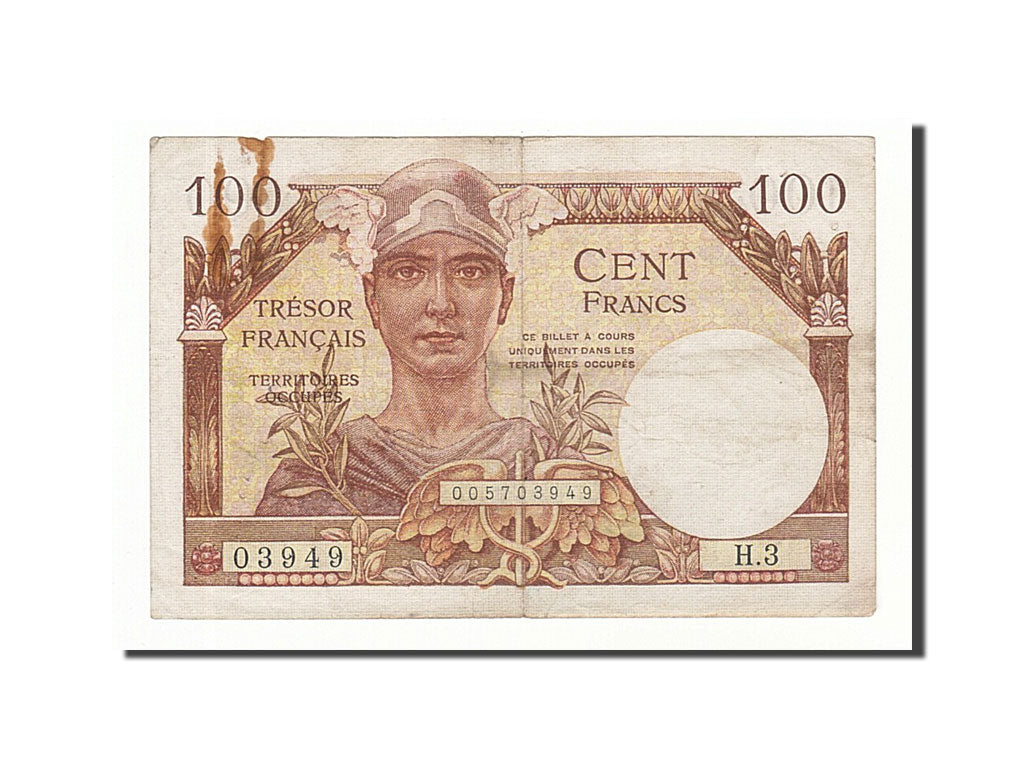 Banknote, France, 100 Francs, 1947, Undated, VF(30-35), Fayette:VF32.1, KM:M9
