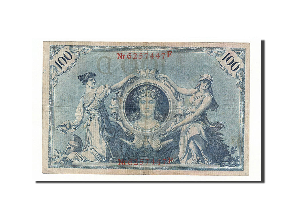 Banknote, Germany, 100 Mark, 1908, 1908-02-07, KM:33a, VF(30-35)