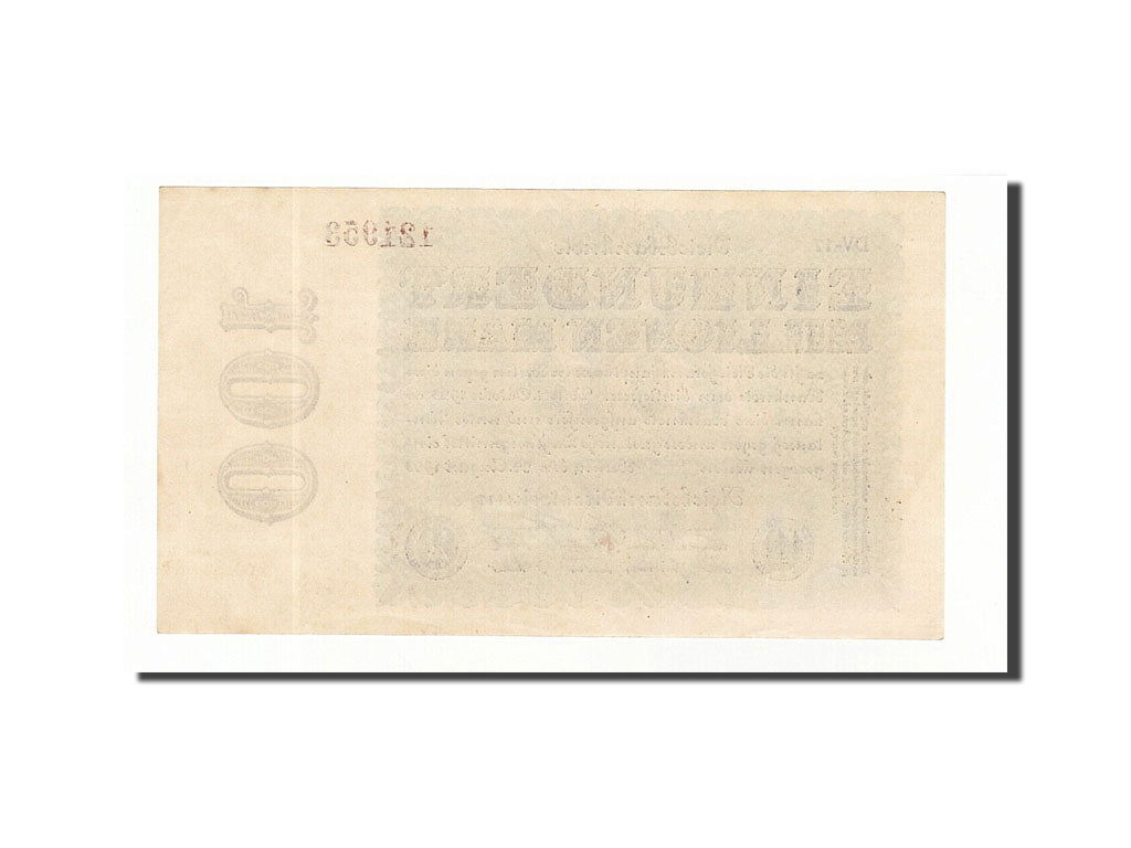 Banknote, Germany, 100 Millionen Mark, 1923, 1923-08-22, KM:107f, UNC(63)