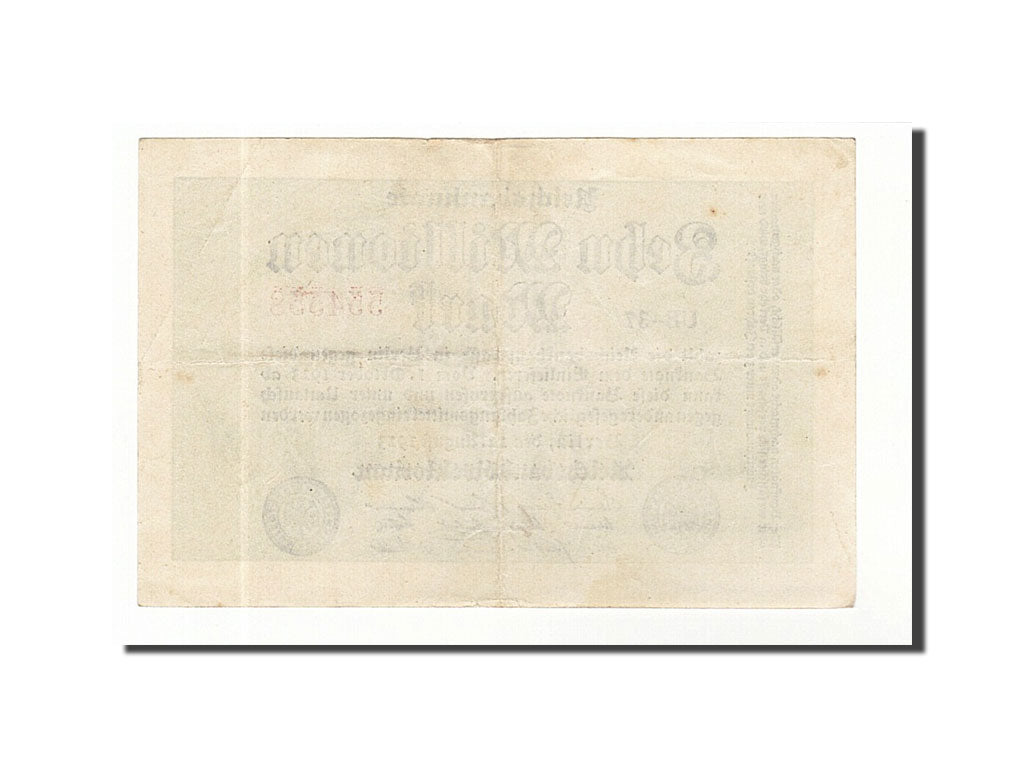 Banknote, Germany, 10 Millionen Mark, 1923, 1923-08-22, KM:106a, AU(50-53)