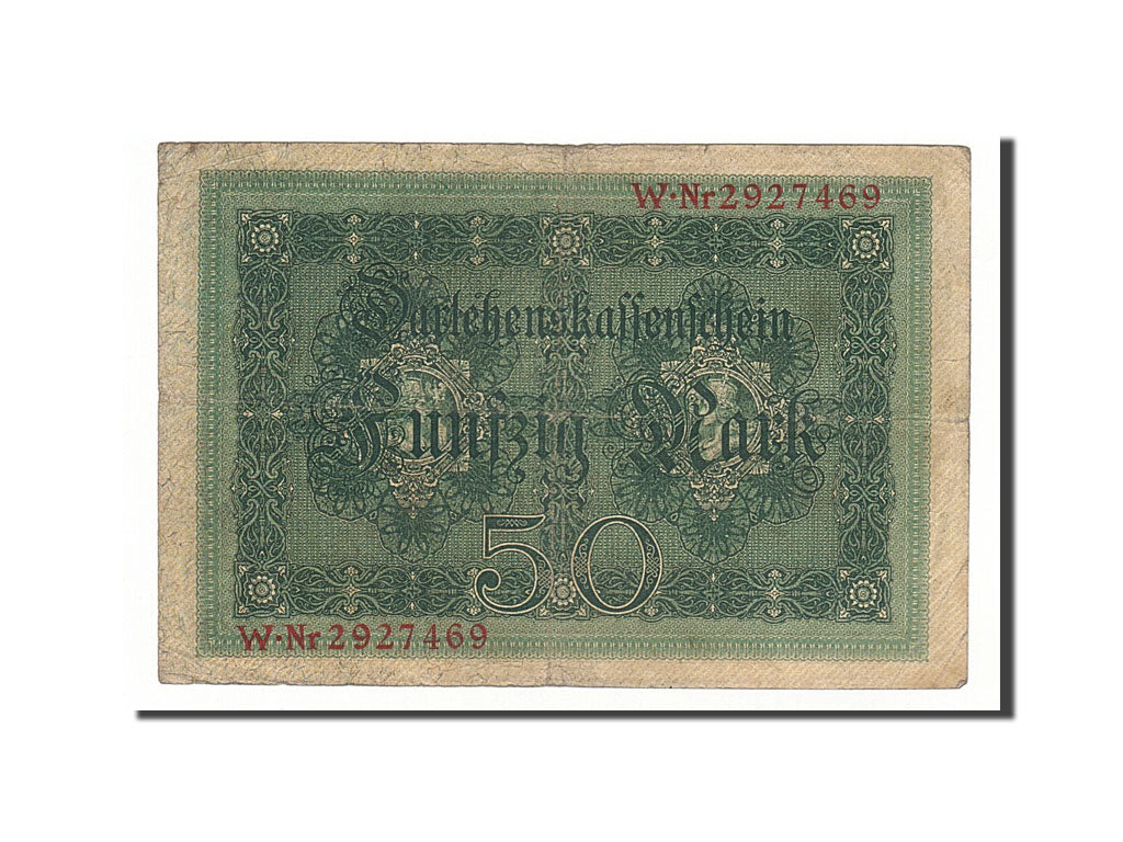 Biljet, Duitsland, 50 Mark, 1914, 1914-08-05, KM:49b, TB+