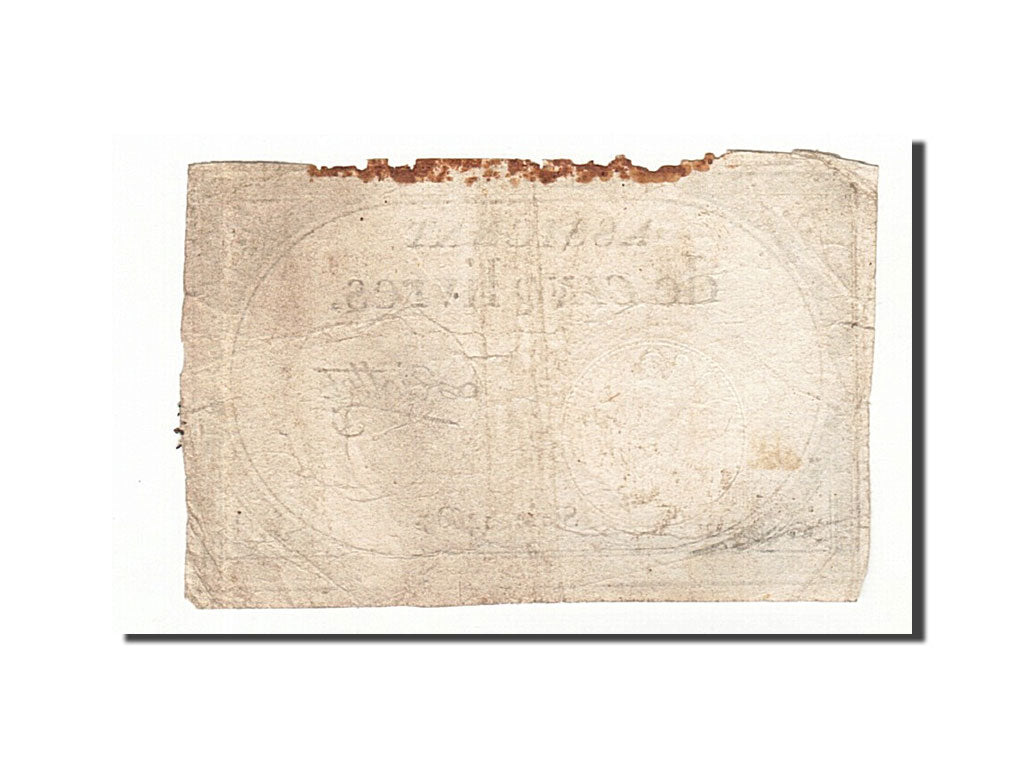 Banknote, France, 5 Livres, 1793, Riottot, 1793-10-31, VF(20-25), KM:A76