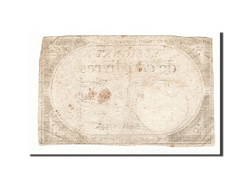 Billet, France, 5 Livres, 1793, 1793-10-31, Lenoir, TB, KM:A76, Lafaurie:171