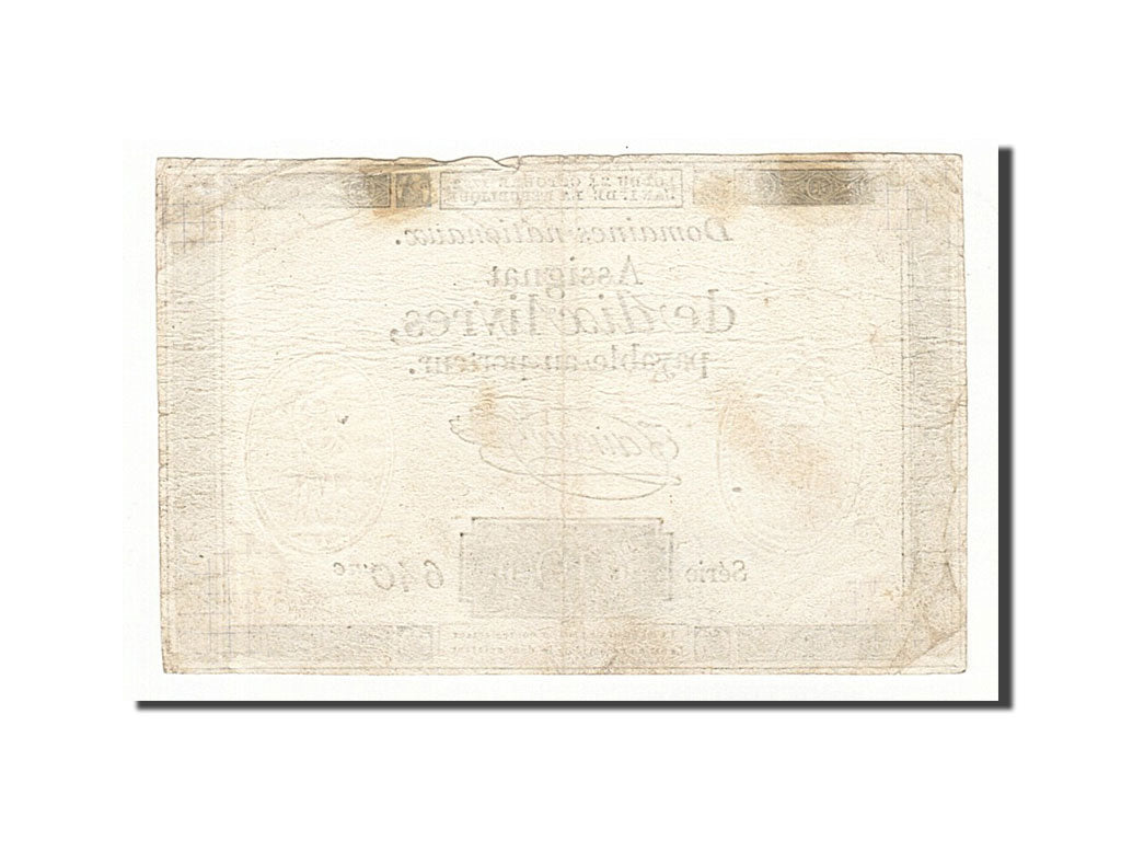 Banknote, France, 10 Livres, 1792, 1792-10-24, EF(40-45), KM:A66a, Lafaurie:161a