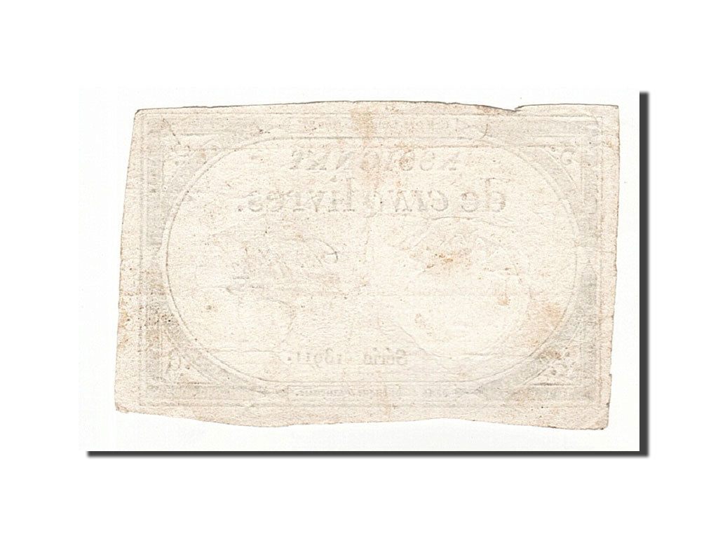 Biljet, Frankrijk, 5 Livres, 1793, Dubosc, 1793-10-31, TTB, KM:A76, Lafaurie:171
