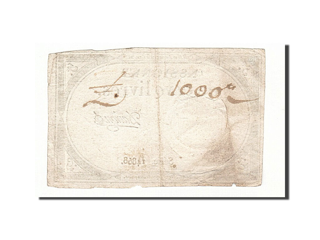 Banknot, Francja, 5 Livres, 1793, Davion, 1793-10-31, VF(30-35), KM:A76