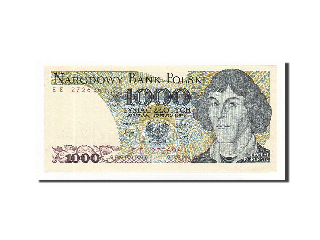 Banknote, Poland, 1000 Zlotych, 1982, 1982-06-01, KM:146c, UNC(65-70)