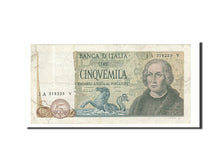 Geldschein, Italien, 5000 Lire, 1977, 1977-11-10, KM:102c, S+