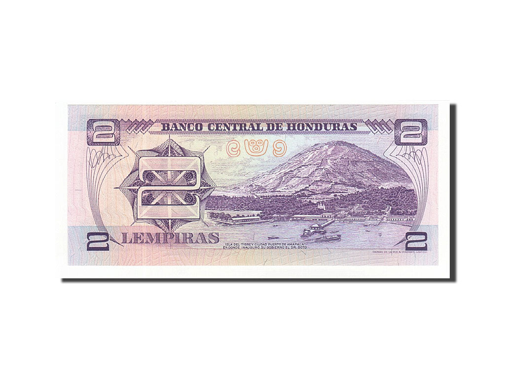 Banknote, Honduras, 2 Lempiras, 1976, 1976-09-23, KM:61, UNC(65-70)