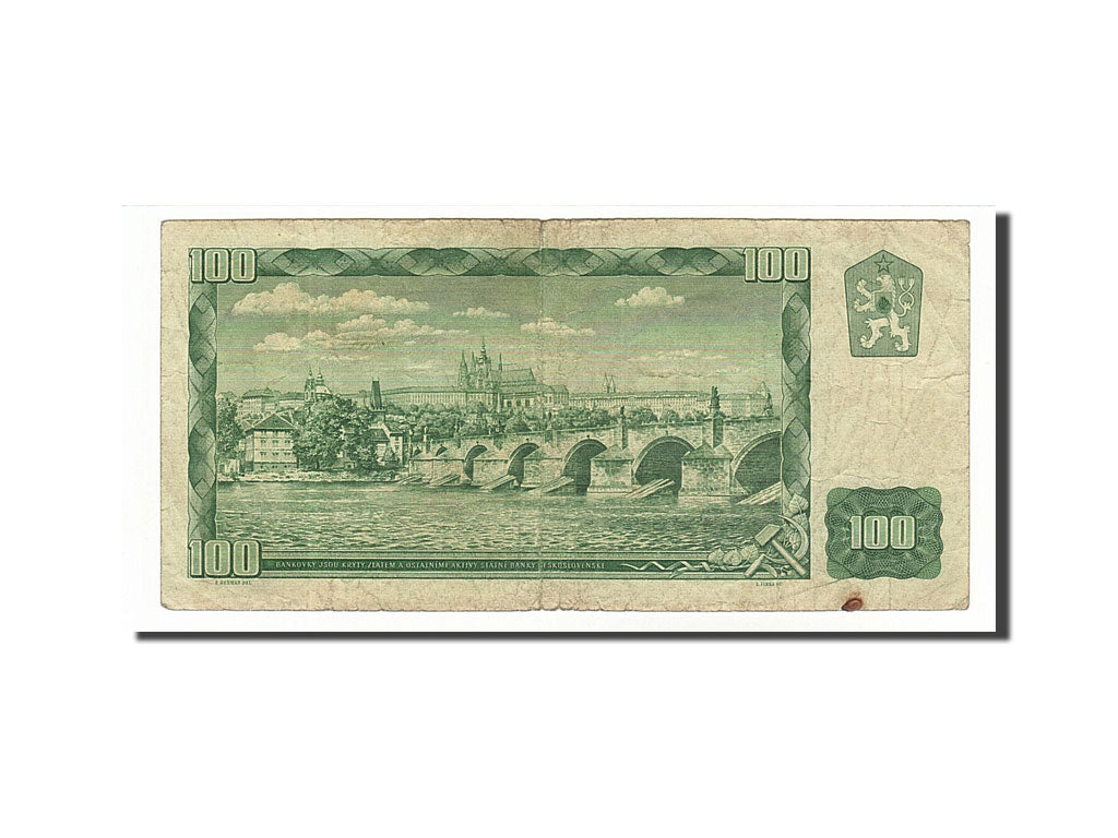 Banknote, Czechoslovakia, 100 Korun, 1961, 1961, KM:91b, VF(20-25)