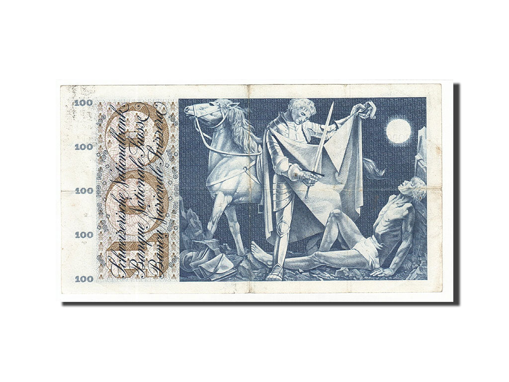 Geldschein, Schweiz, 100 Franken, 1956-73, 1963-03-28, KM:49e, SS