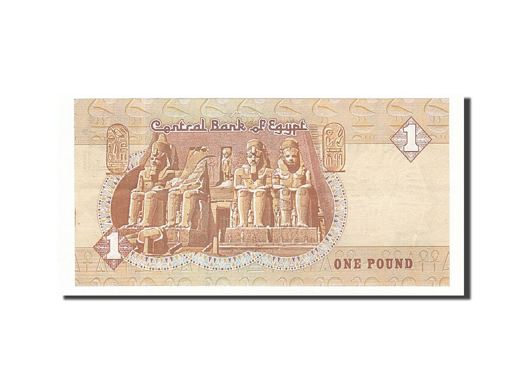 Banknote, Egypt, 1 Pound, 1978-1979, Undated (1993-2001), KM:50e, AU(50-53)