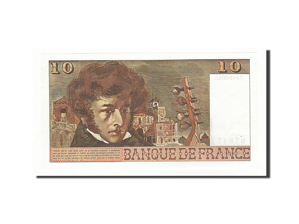 Biljet, Frankrijk, 10 Francs, 1973, 1973-12-06, SUP+, Fayette:63.2, KM:150a
