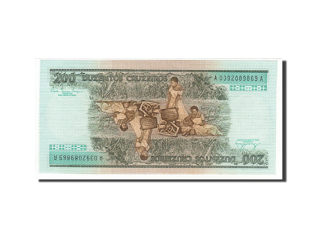 Banknote, Brazil, 200 Cruzeiros, 1981-1985, Undated (1981), KM:199a, UNC(65-70)