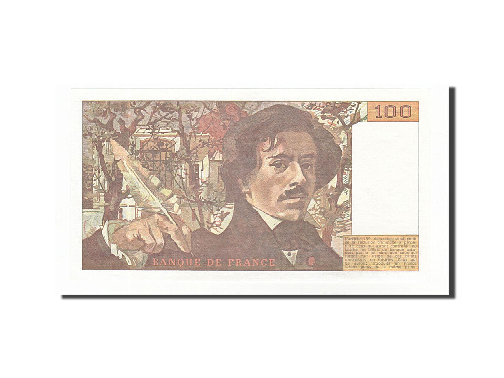 Banconote, Francia, 100 Francs, 1989, 1989, FDS, Fayette:69.13c), KM:154d