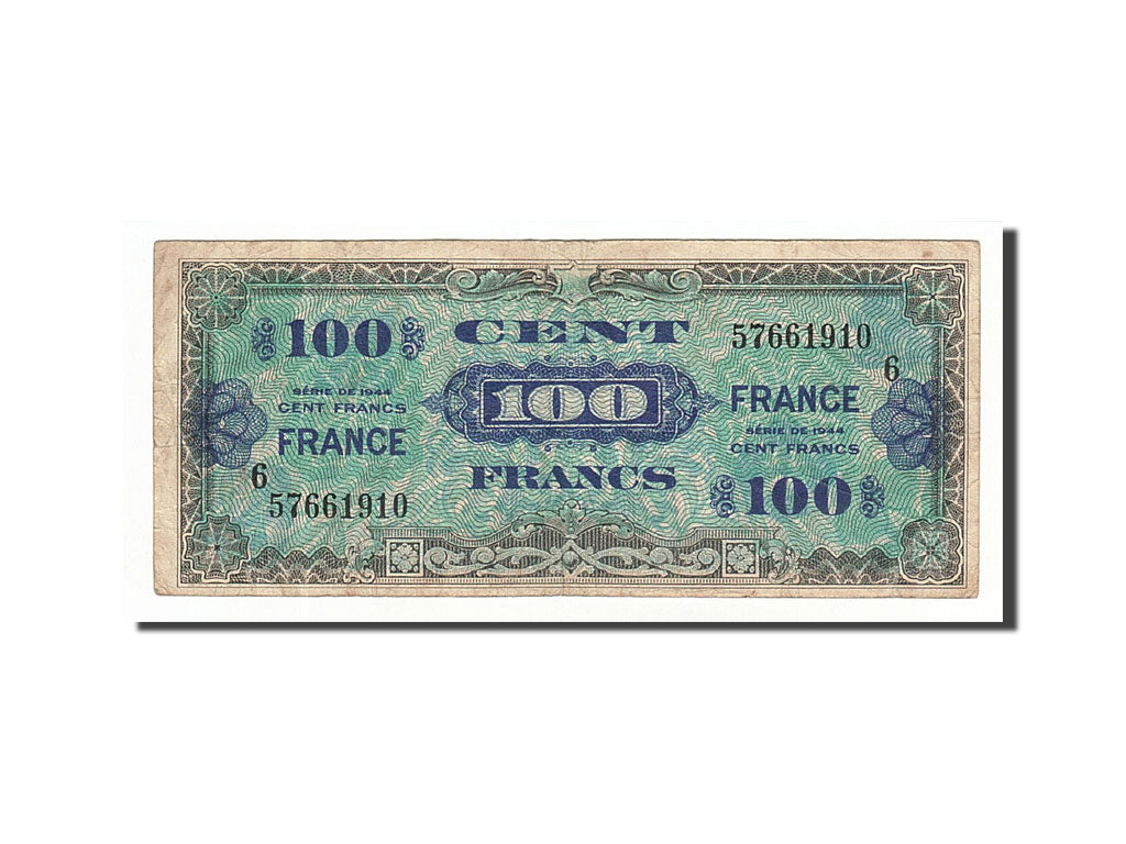 Biljet, Frankrijk, 100 Francs, 1945, 1945-06-04, TTB, Fayette:VF25.6, KM:123c
