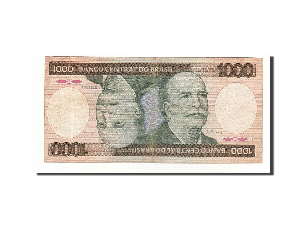 Geldschein, Brasilien, 1000 Cruzeiros, 1981-1985, Undated (1985), KM:201c, S