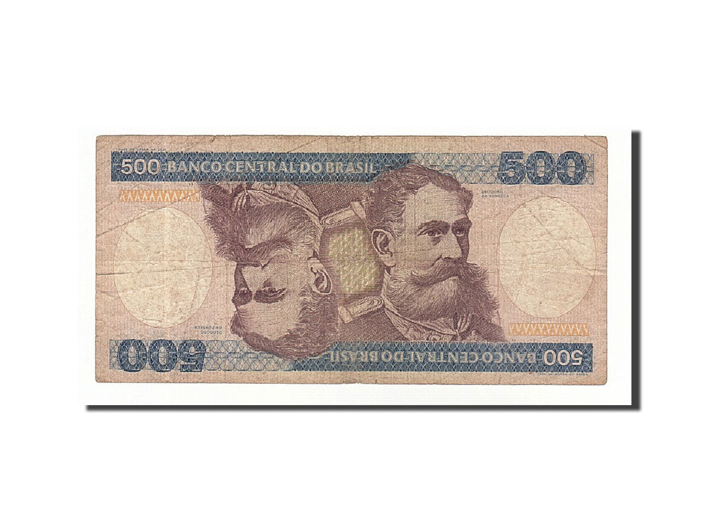 Banknote, Brazil, 500 Cruzeiros, 1981-1985, Undated (1981), KM:200a, VF(20-25)