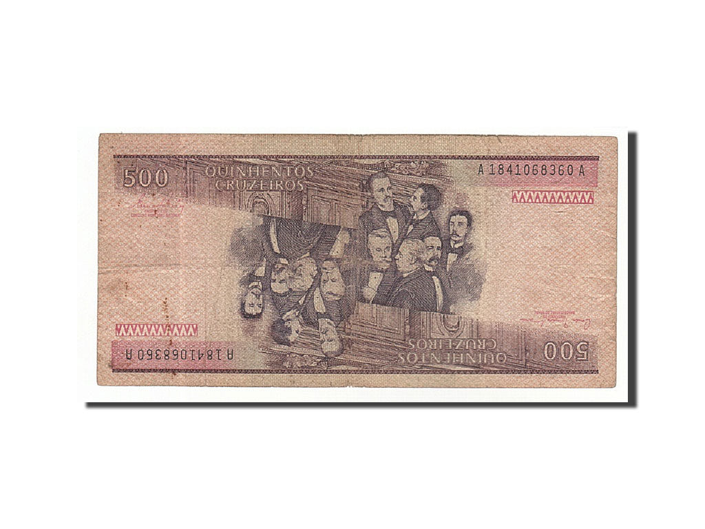 Banknote, Brazil, 500 Cruzeiros, 1981-1985, Undated (1981), KM:200a, VF(20-25)