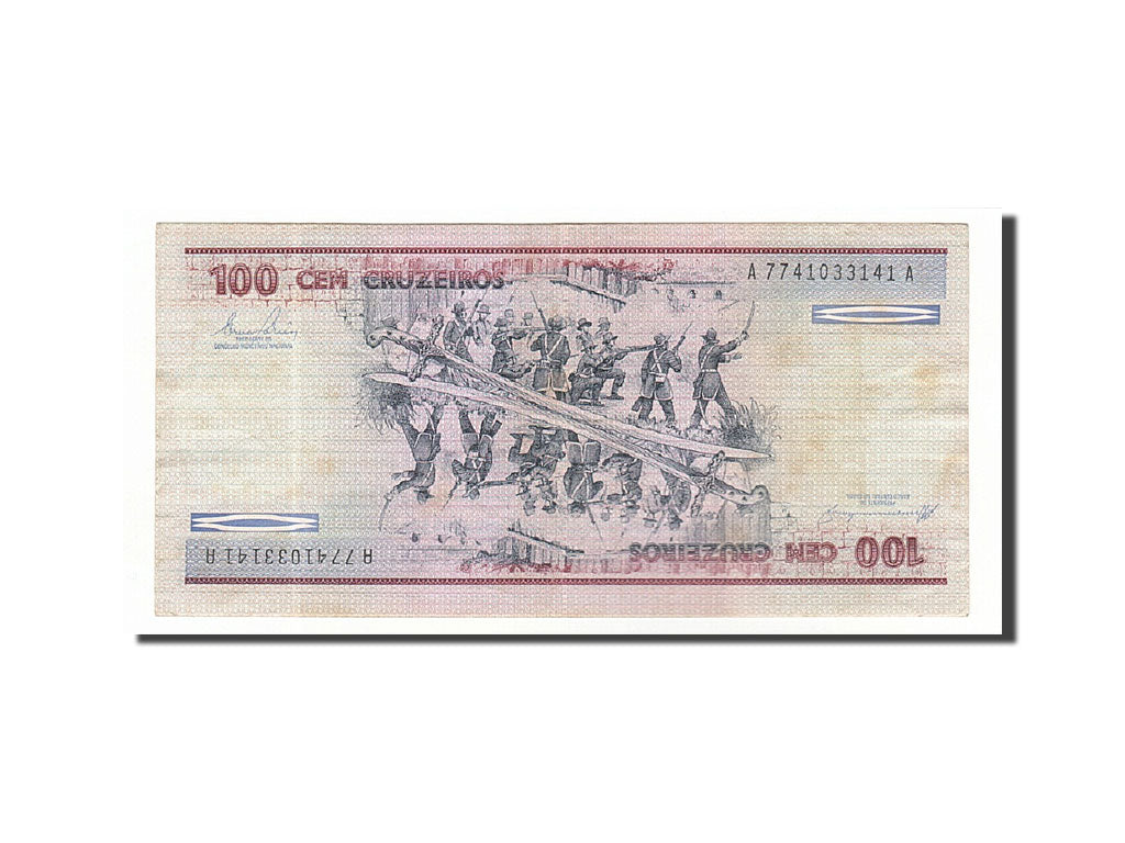 Banknote, Brazil, 100 Cruzeiros, 1981-1985, Undated (1984), KM:198b, EF(40-45)