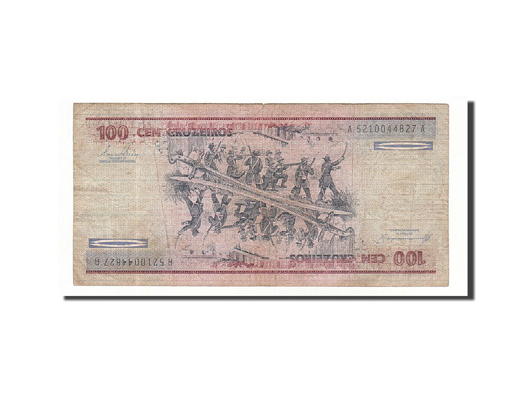 Geldschein, Brasilien, 100 Cruzeiros, 1981-1985, Undated (1984), KM:198b, S