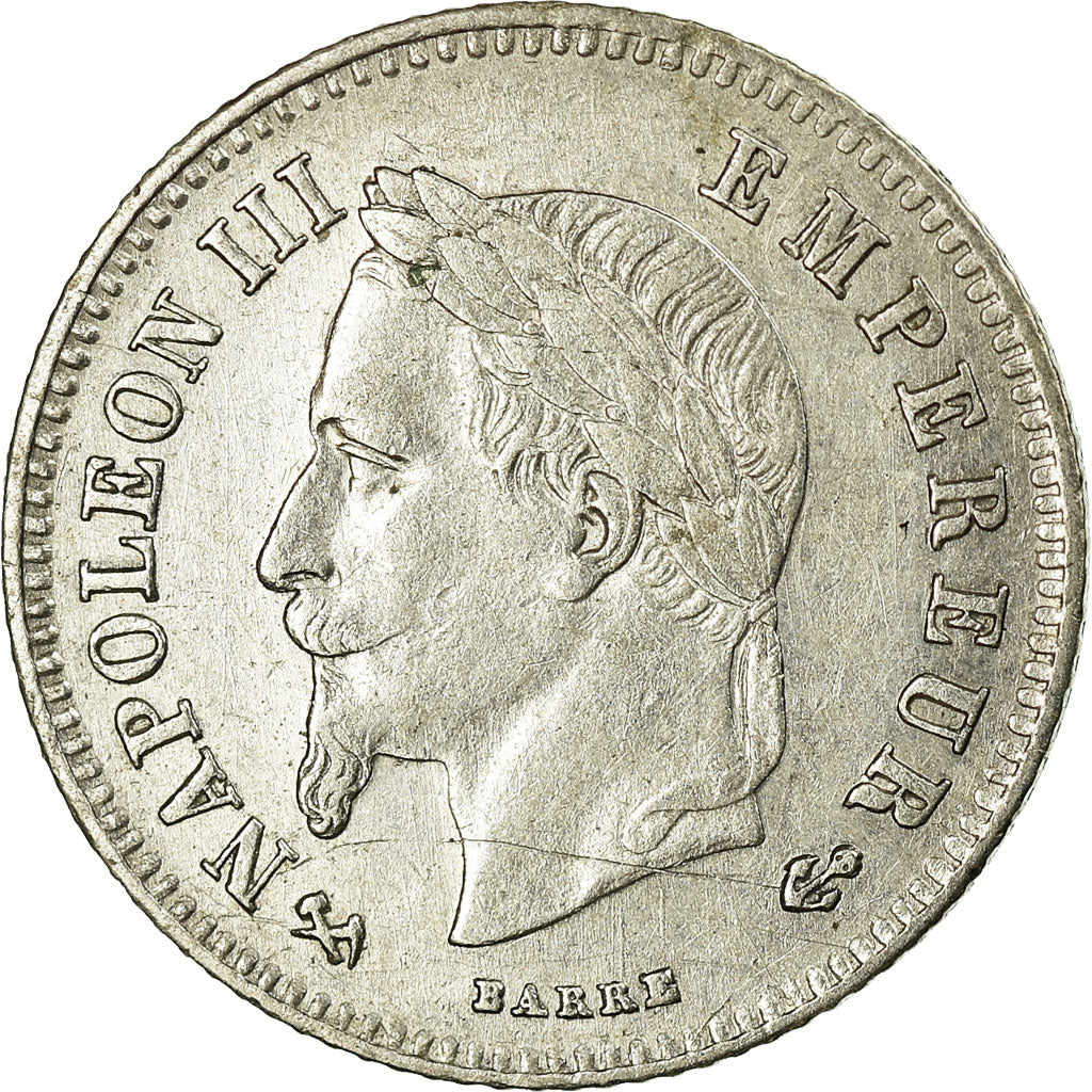 Coin, France, Napoleon III, Napoléon III, 20 Centimes, 1866, Bordeaux