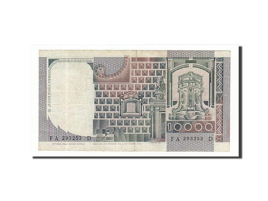 Banconote, Italia, 10,000 Lire, 1976-1979, KM:106a, 1976-11-30, BB