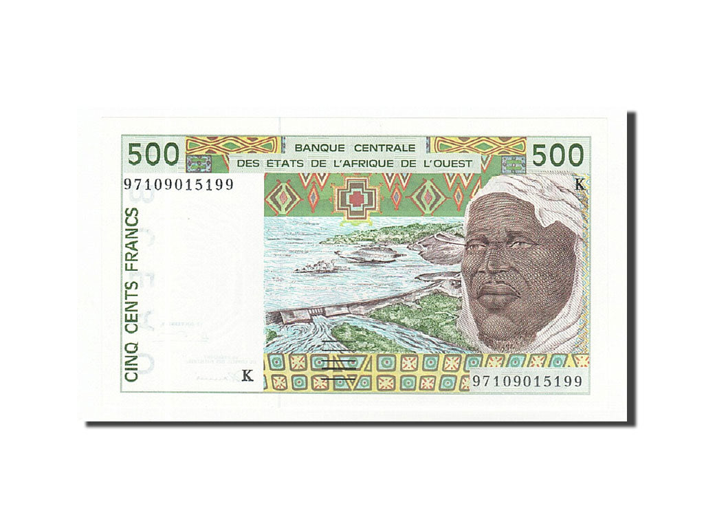 Banknote, West African States, 500 Francs, 1991-1992, 1997, KM:710Kh, UNC(65-70)