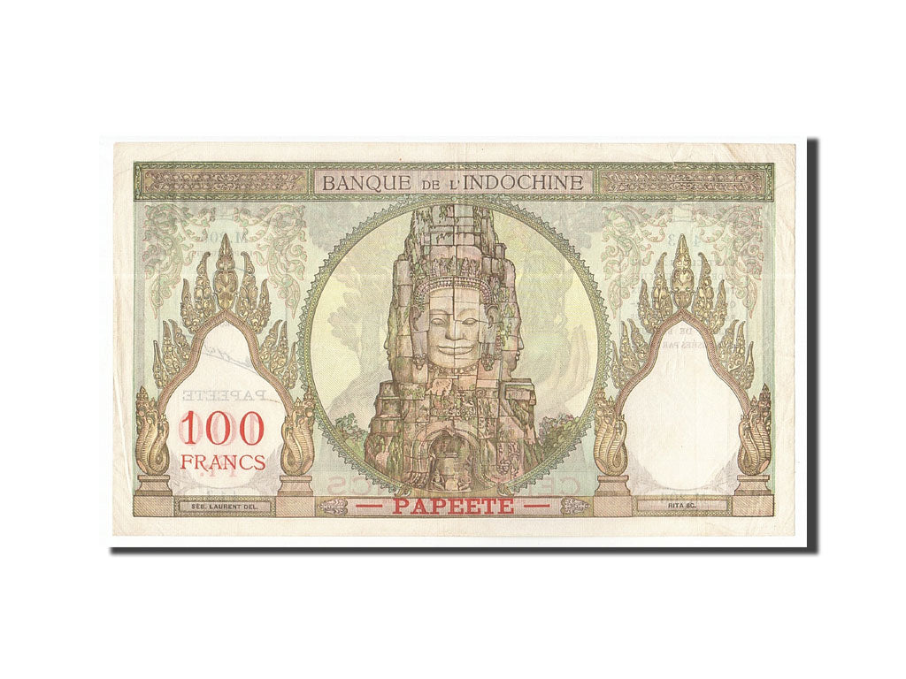 Banknot, Tahiti, 100 Francs, 1961-1965, Undated, KM:14d, EF(40-45)