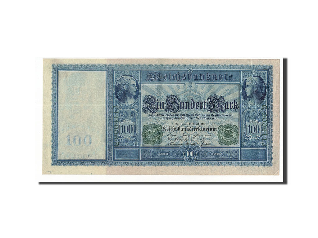 Banknote, Germany, 100 Mark, 1910, 1910-04-21, KM:43, AU(55-58)