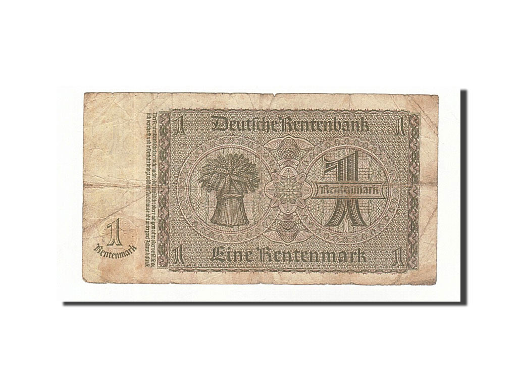 Banknote, Germany, 1 Rentenmark, 1937, 1937-01-30, KM:173b, VF(20-25)