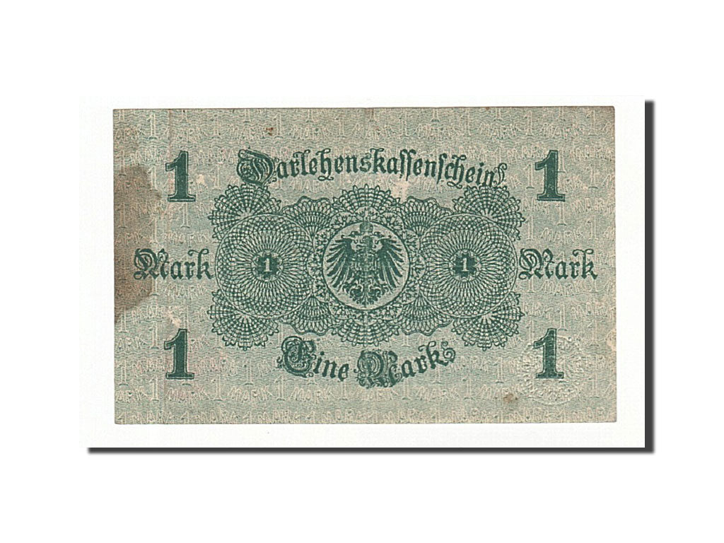 Banknote, Germany, 1 Mark, 1914, 1914-08-12, KM:50, VF(30-35)