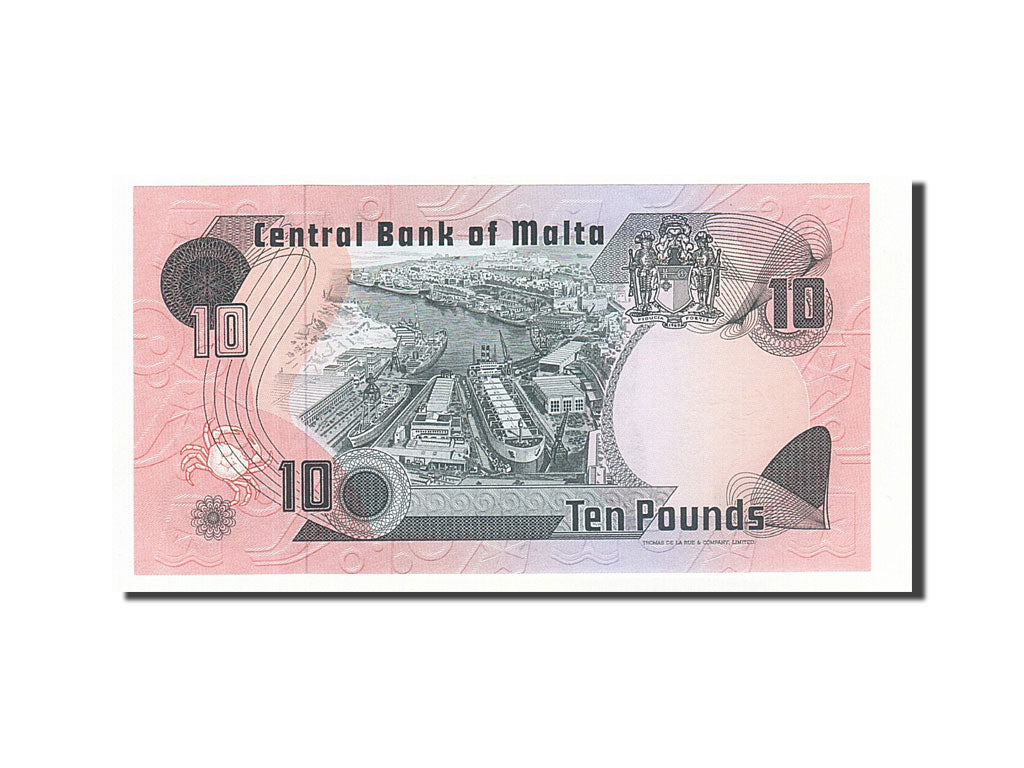 Billete, 10 Liri, 1979, Malta, KM:36b, Undated, UNC