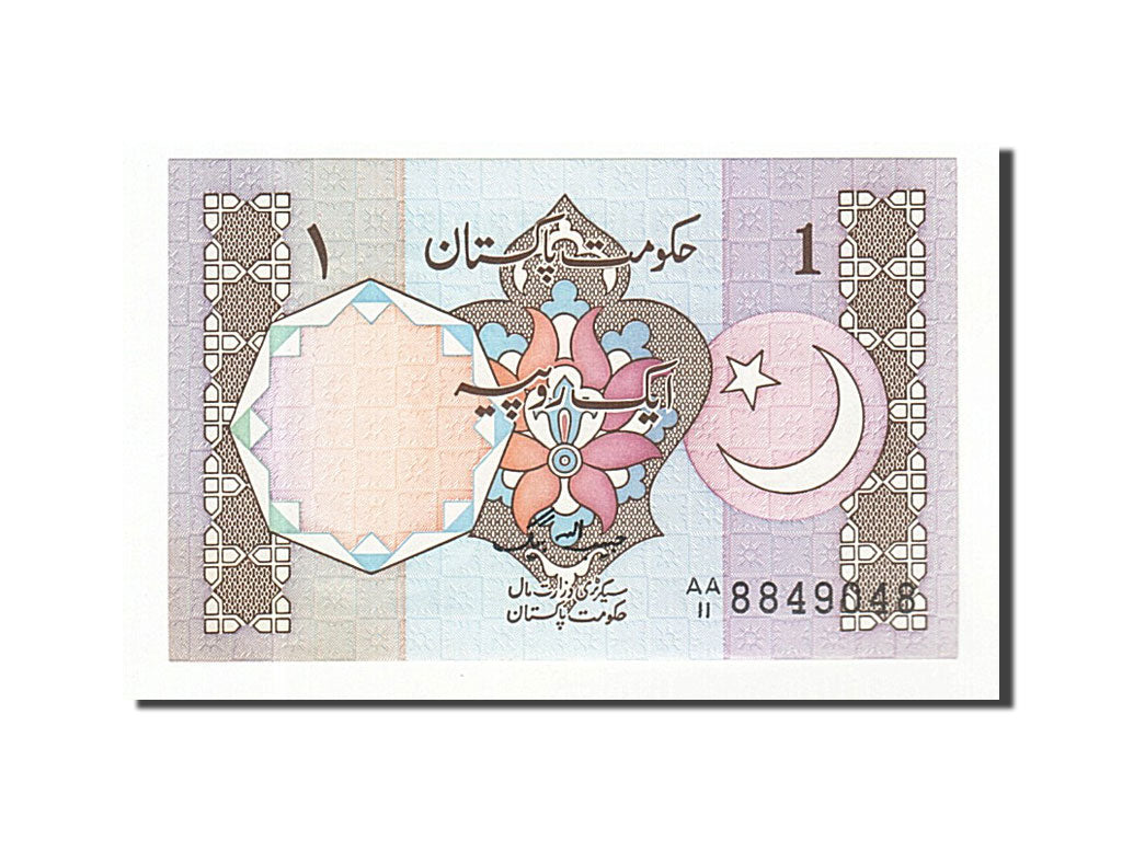Banknote, Pakistan, 1 Rupee, 1981-1983, Undated, KM:27k, UNC(65-70)