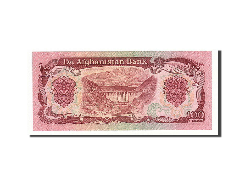 Banknote, Afghanistan, 100 Afghanis, 1979, 1990, KM:58b, UNC(65-70)