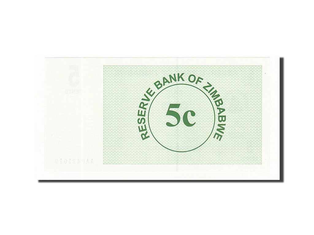 Banknote, Zimbabwe, 5 Cents, 2006, 2006-08-01, KM:34, UNC(65-70)