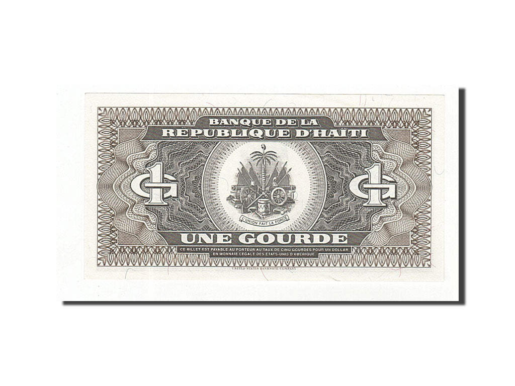 Banknote, Haiti, 1 Gourde, 1989-1991, 1989, KM:253a, UNC(65-70)